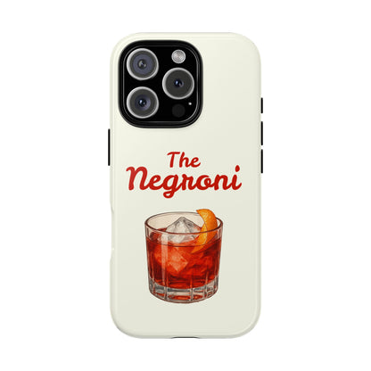 "The Negroni" Aesthetic Phone Case | Iconic Cocktail Cover for iPhone & Samsung