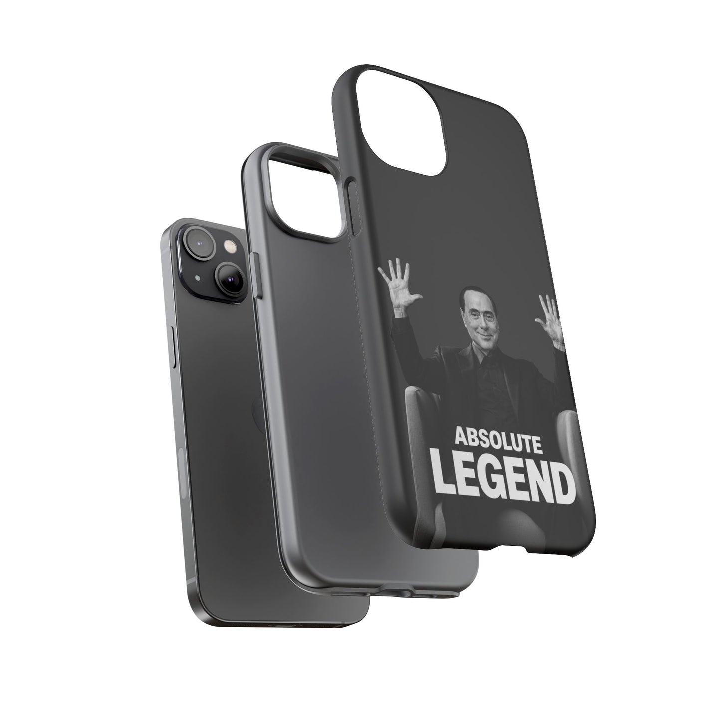 Cover "Absolute Legend" Silvio Berlusconi | iPhone e Samsung