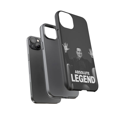 Cover "Absolute Legend" Silvio Berlusconi | iPhone e Samsung