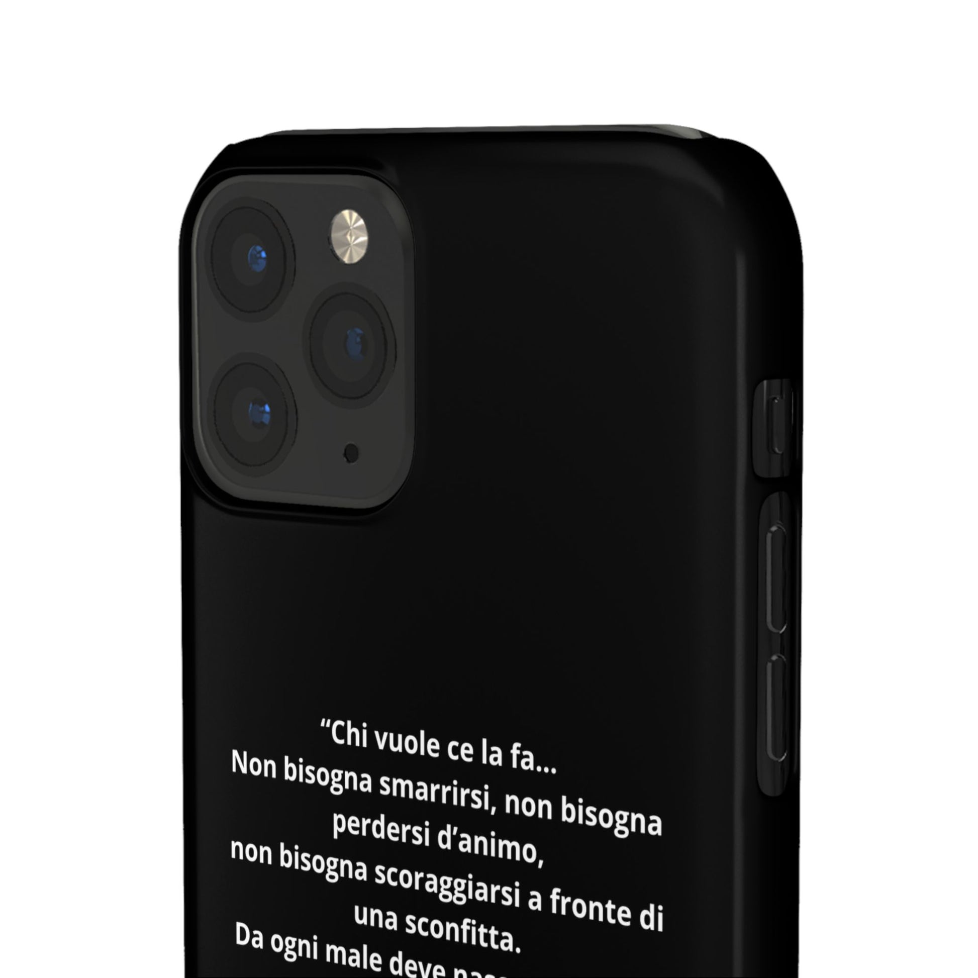 Cover Snap iPhone Silvio Motivazione - ChicGallery