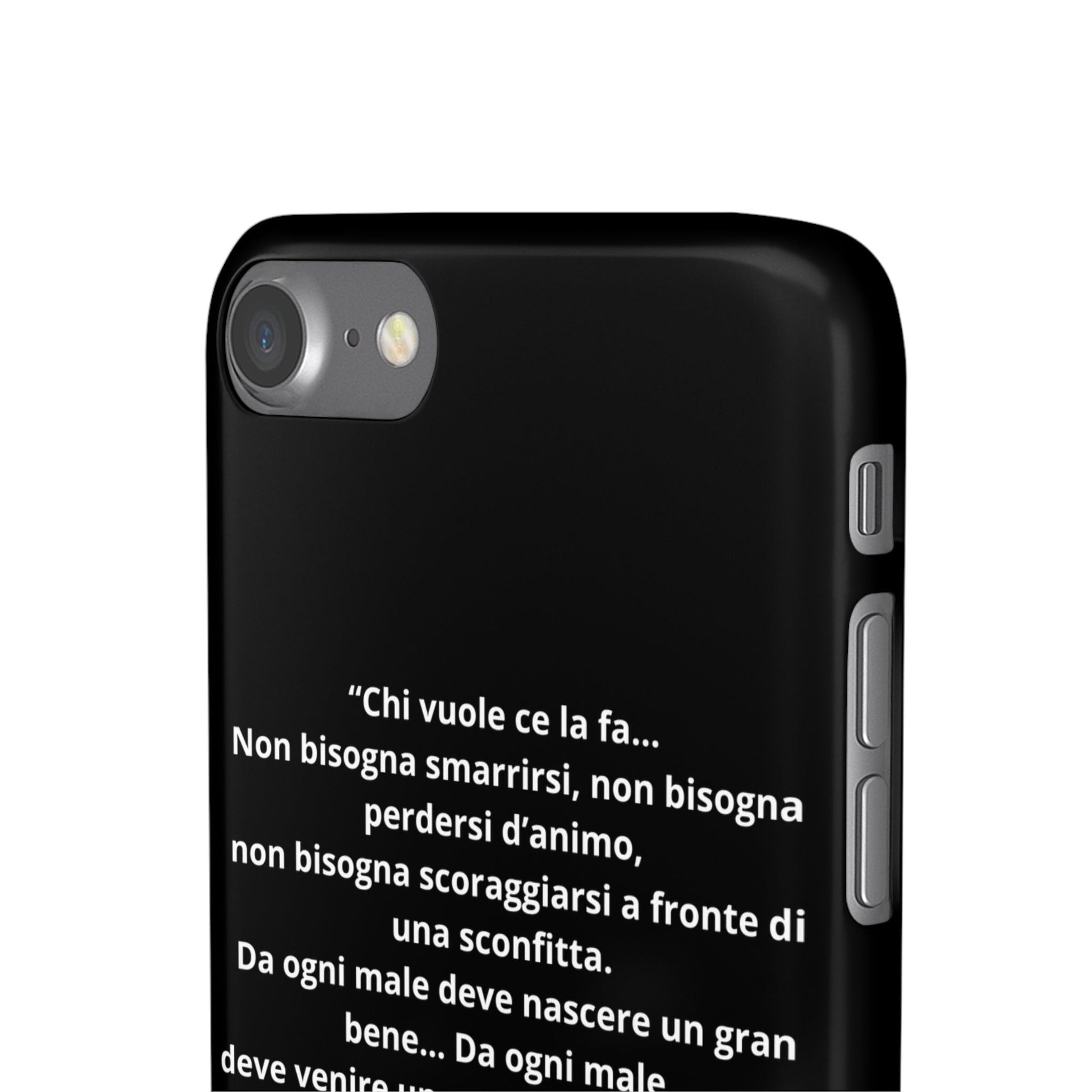 Cover Snap iPhone Silvio Motivazione - ChicGallery