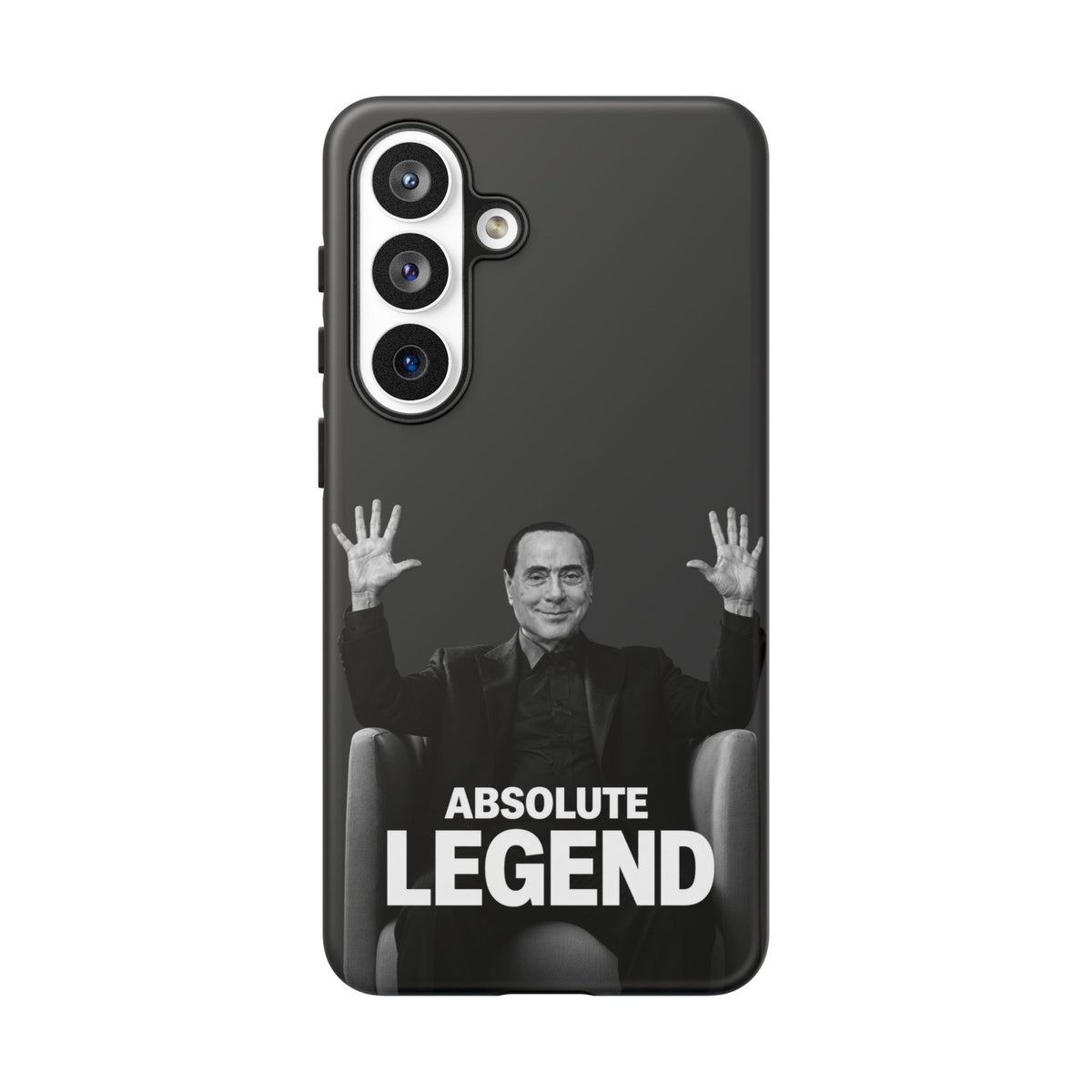 Cover "Absolute Legend" Silvio Berlusconi | iPhone e Samsung