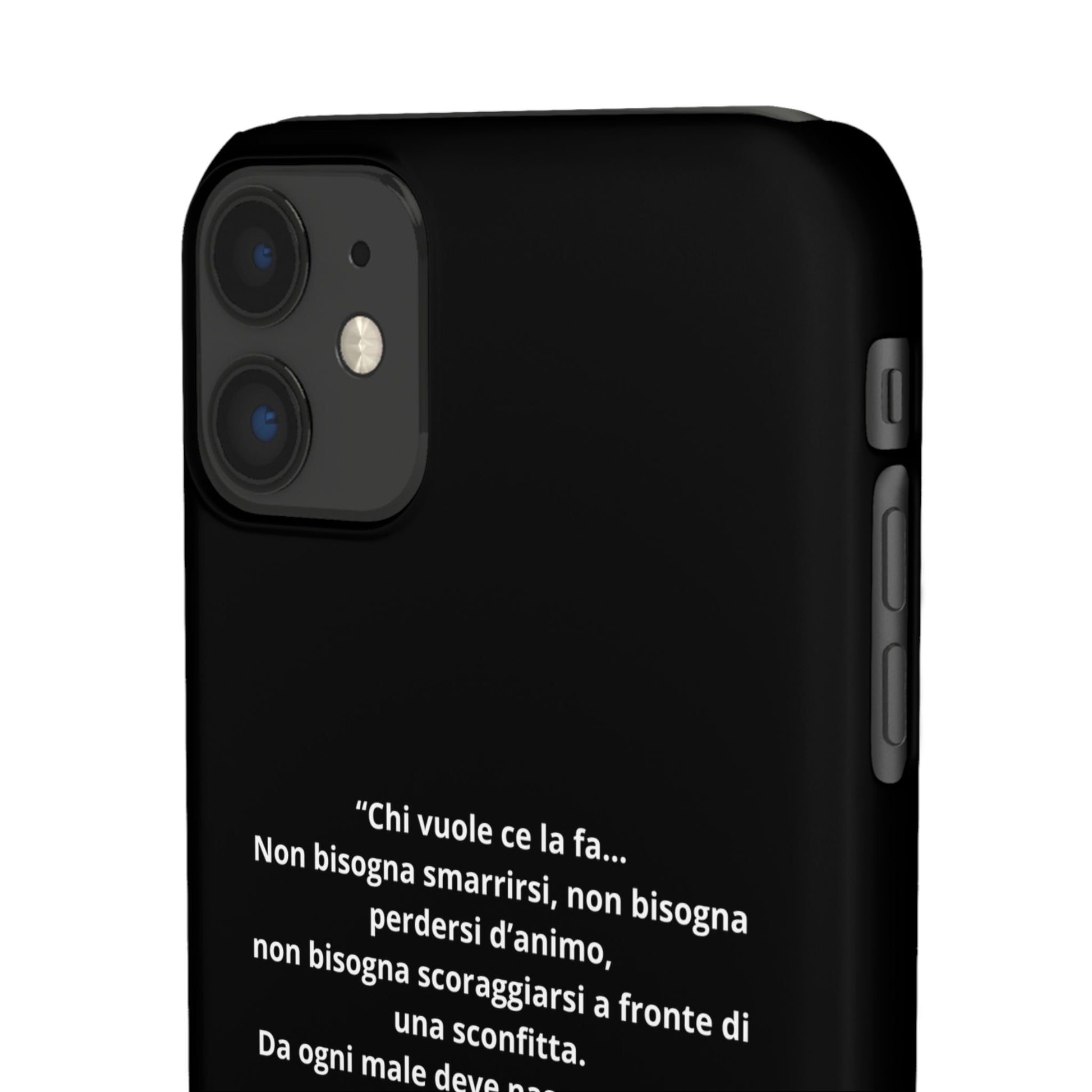 Cover Snap iPhone Silvio Motivazione - ChicGallery