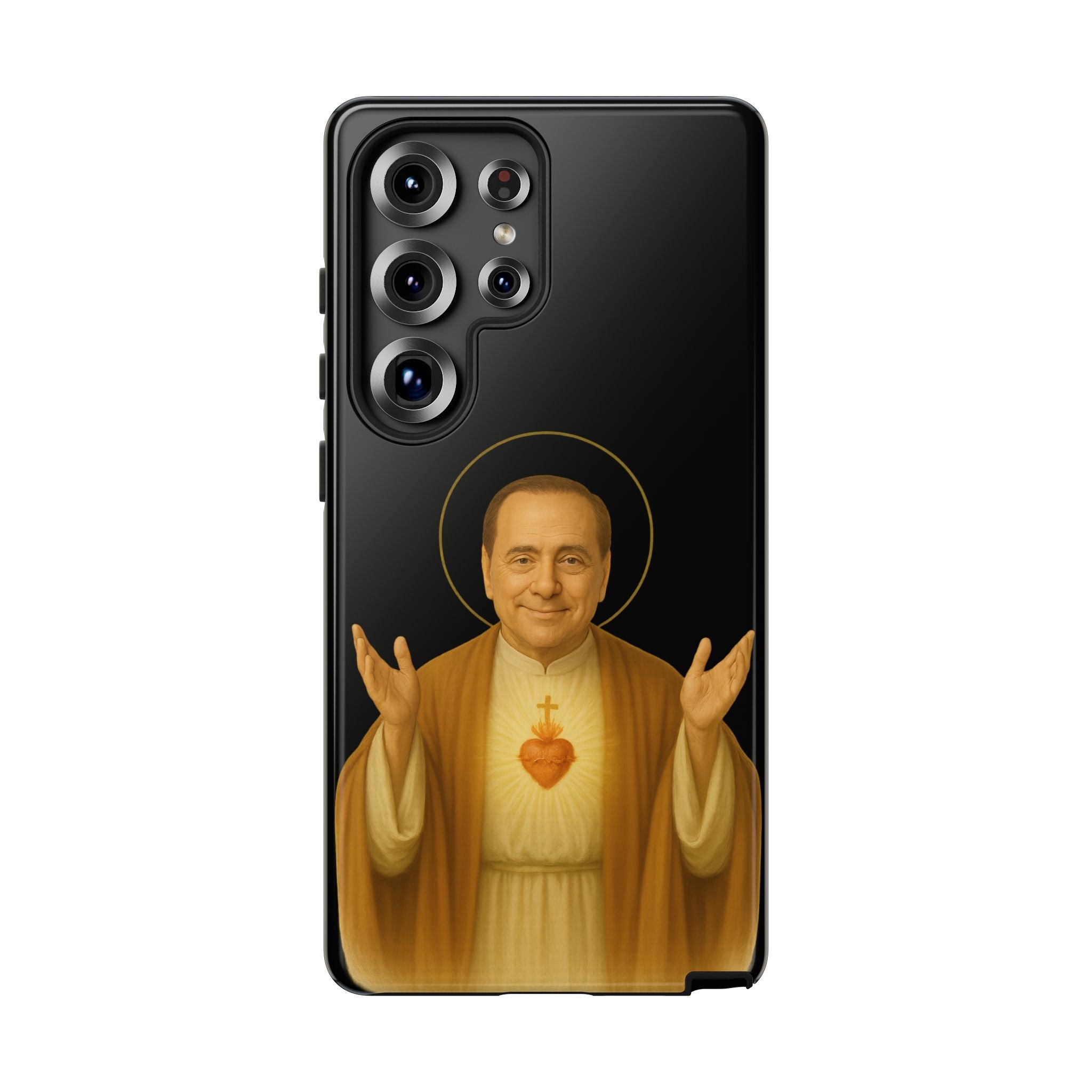 Cover iPhone/Samsung San Silvio Berlusconi