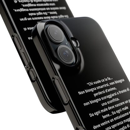 Cover Snap iPhone Silvio Motivazione - ChicGallery