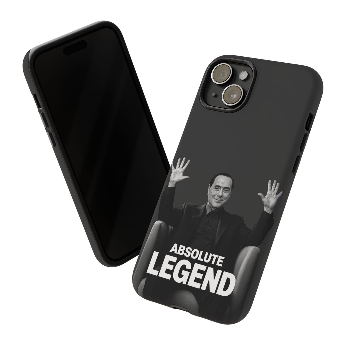 Cover "Absolute Legend" Silvio Berlusconi | iPhone e Samsung