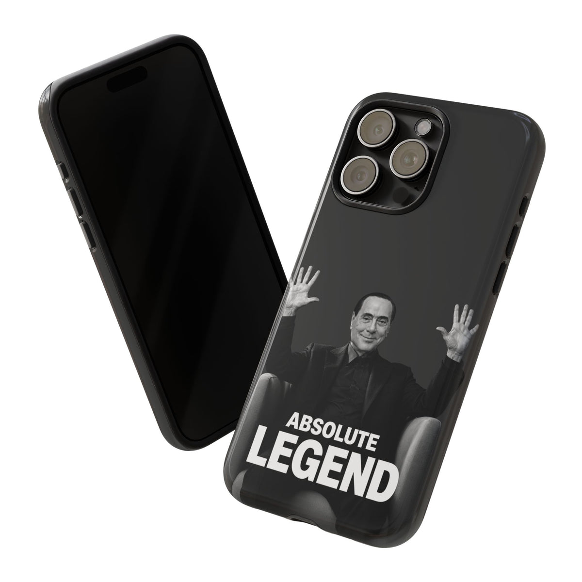 Cover "Absolute Legend" Silvio Berlusconi | iPhone e Samsung