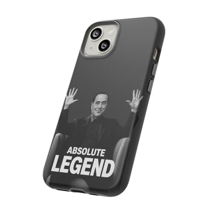 Cover "Absolute Legend" Silvio Berlusconi | iPhone e Samsung