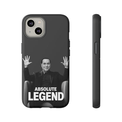Cover "Absolute Legend" Silvio Berlusconi | iPhone e Samsung