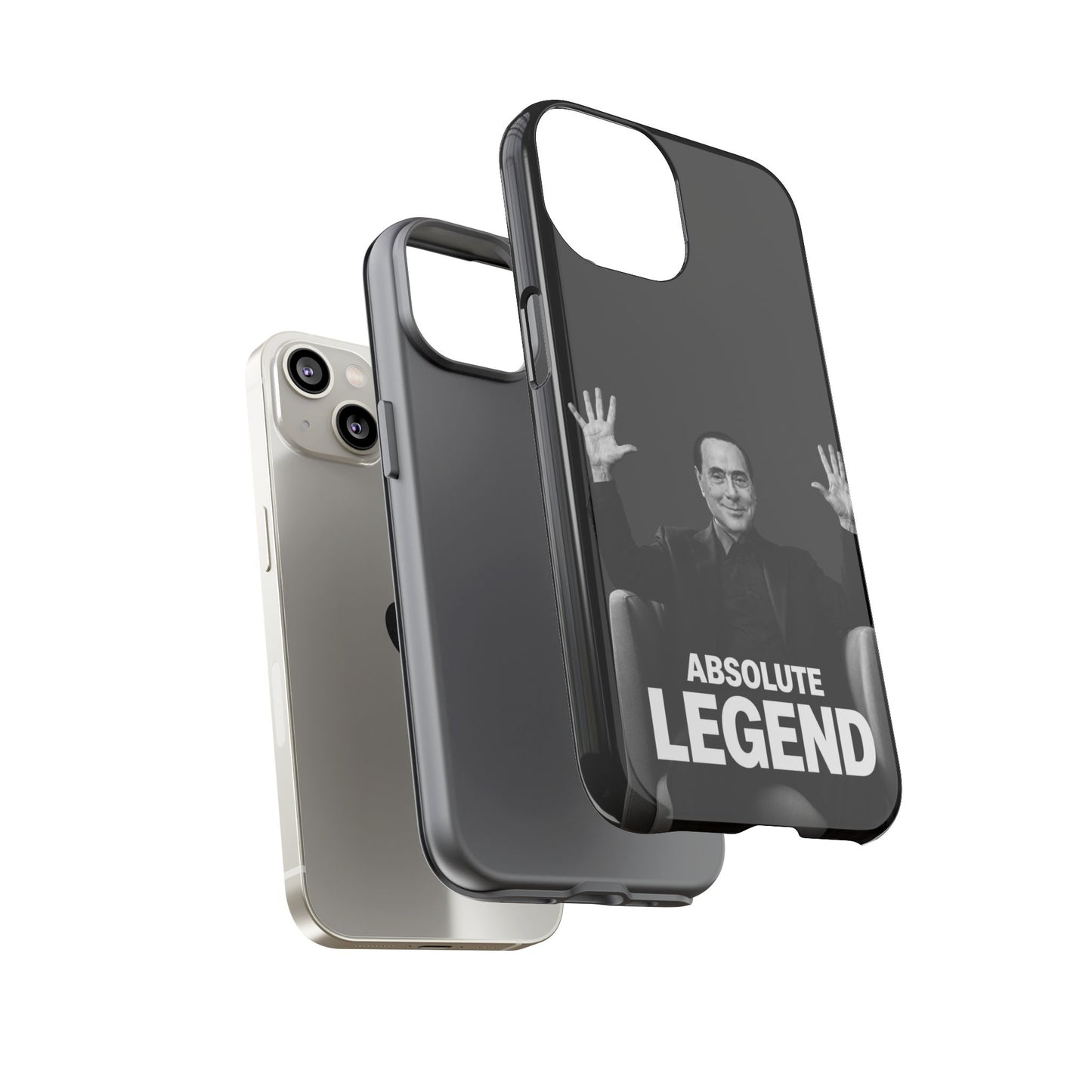 Cover "Absolute Legend" Silvio Berlusconi | iPhone e Samsung
