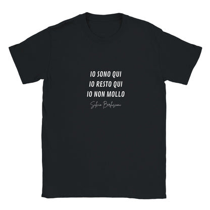 T-shirt Unisex Io Non Mollo. Silvio Berlusconi - ChicGallery