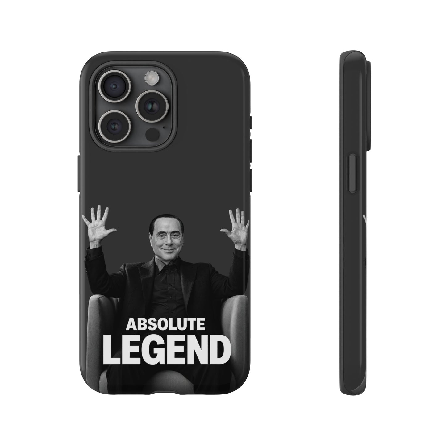 Cover "Absolute Legend" Silvio Berlusconi | iPhone e Samsung