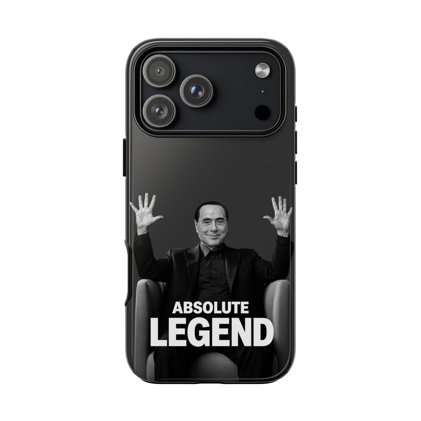 Cover "Absolute Legend" Silvio Berlusconi | iPhone e Samsung