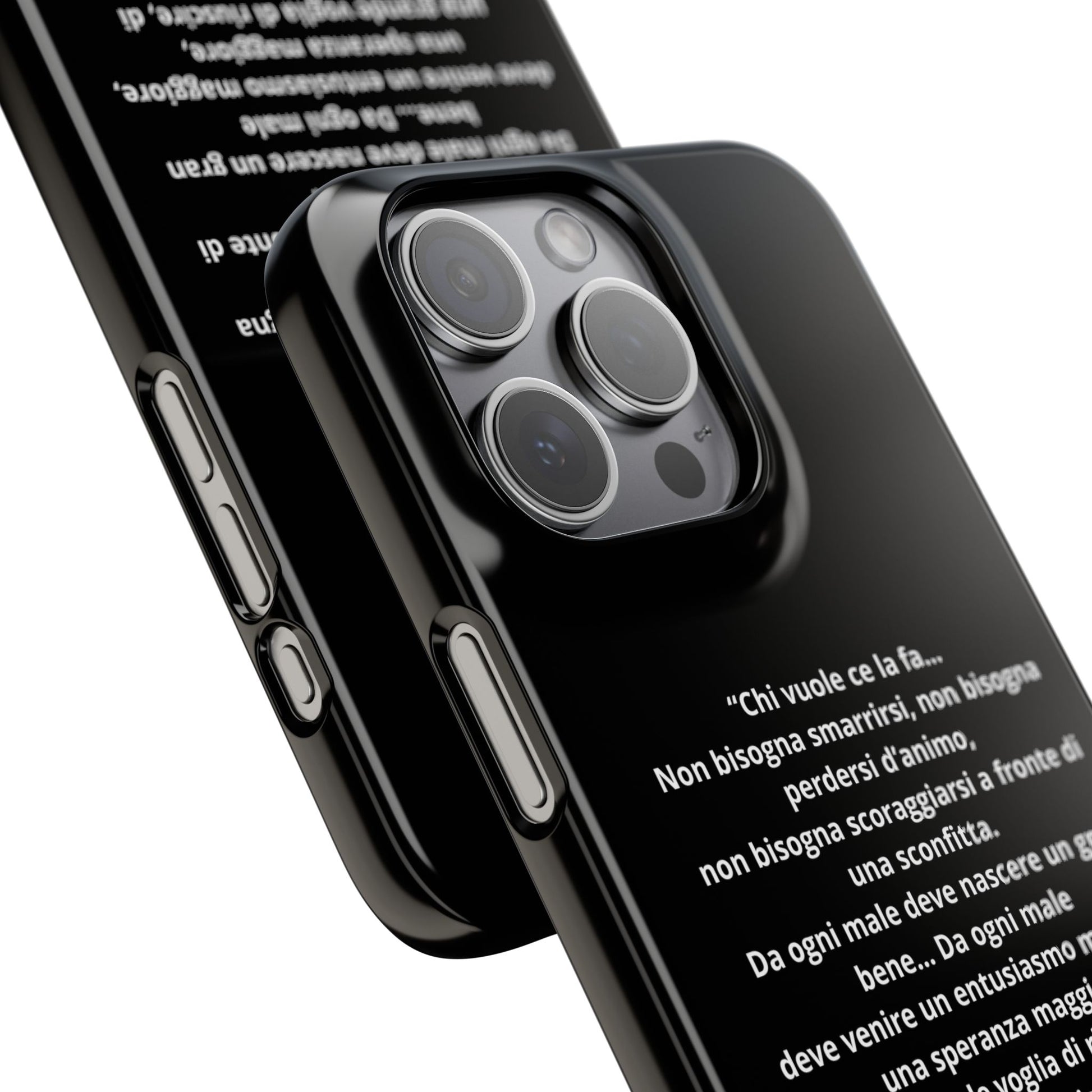 Cover Snap iPhone Silvio Motivazione - ChicGallery