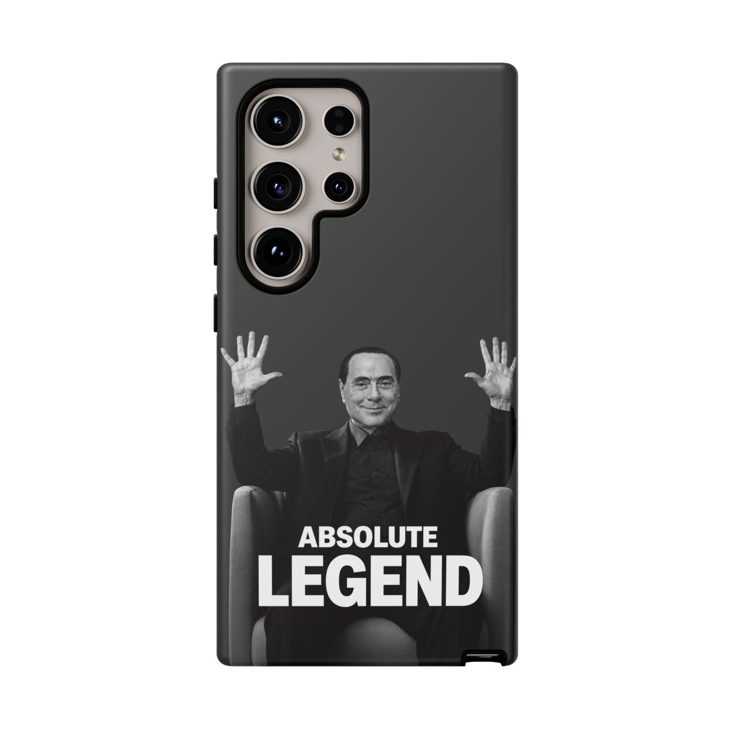 Cover "Absolute Legend" Silvio Berlusconi | iPhone e Samsung