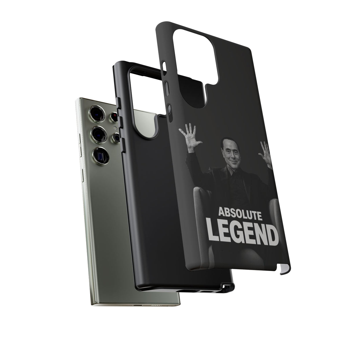 Cover "Absolute Legend" Silvio Berlusconi | iPhone e Samsung