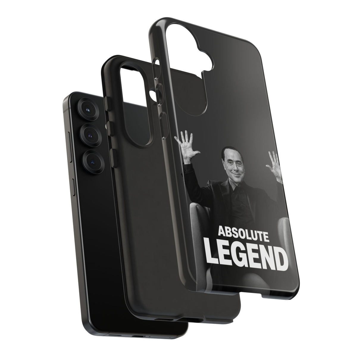 Cover "Absolute Legend" Silvio Berlusconi | iPhone e Samsung