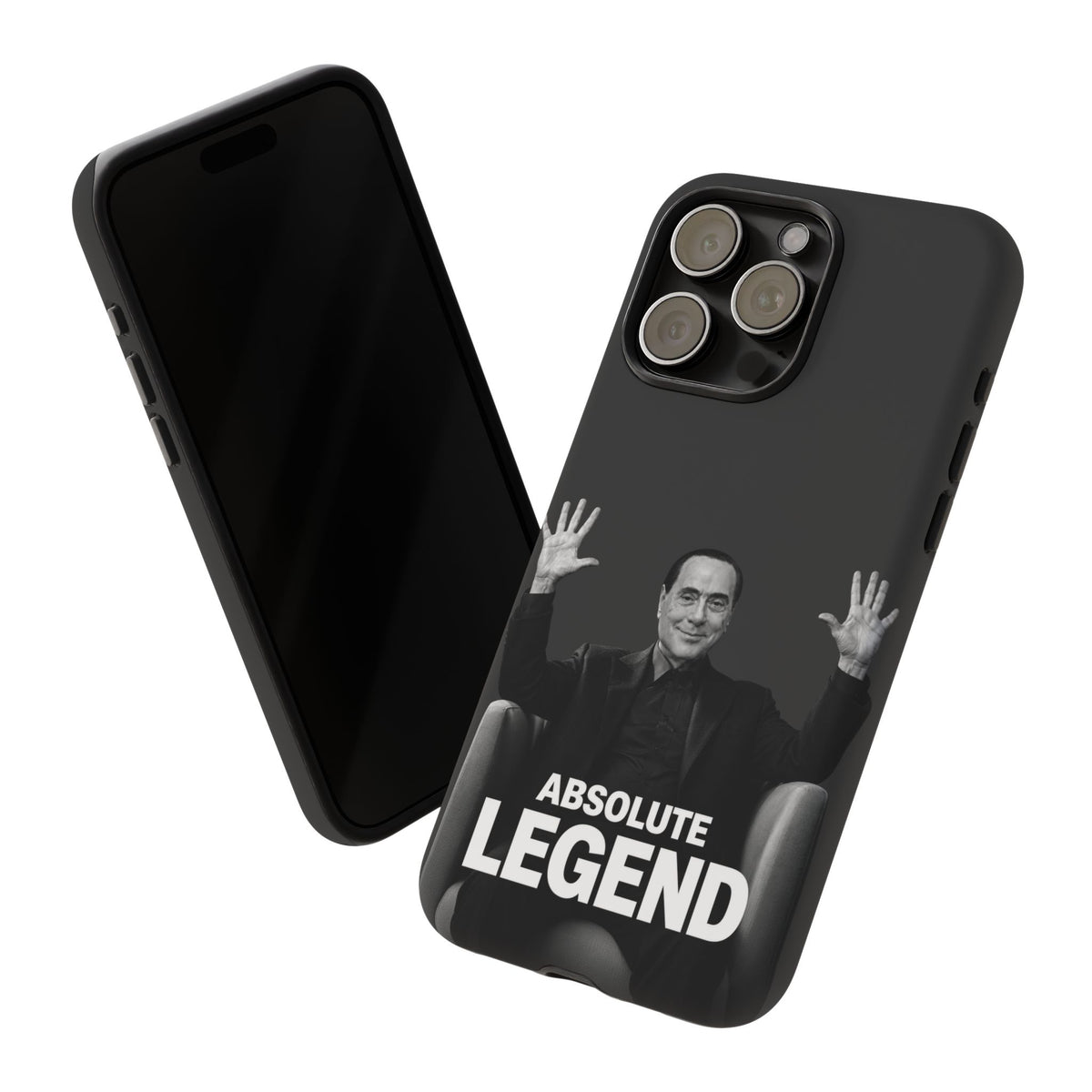 Cover "Absolute Legend" Silvio Berlusconi | iPhone e Samsung