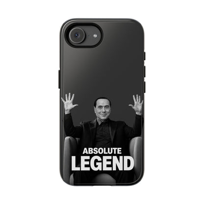Cover "Absolute Legend" Silvio Berlusconi | iPhone e Samsung