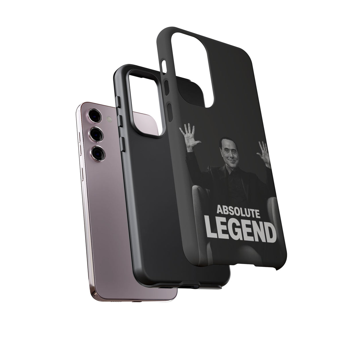 Cover "Absolute Legend" Silvio Berlusconi | iPhone e Samsung