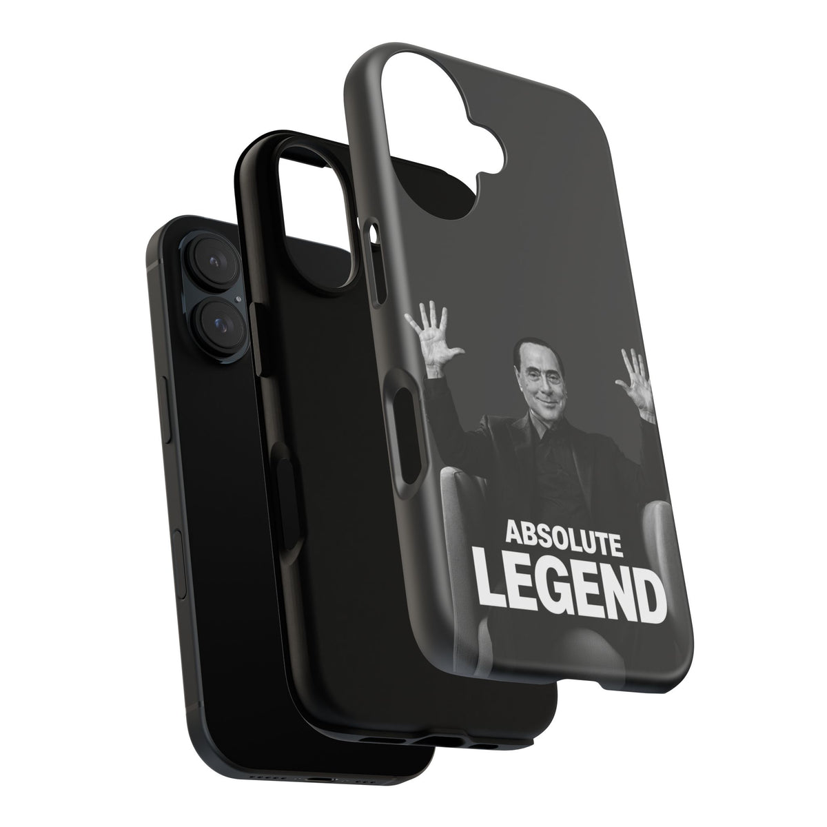 Cover "Absolute Legend" Silvio Berlusconi | iPhone e Samsung