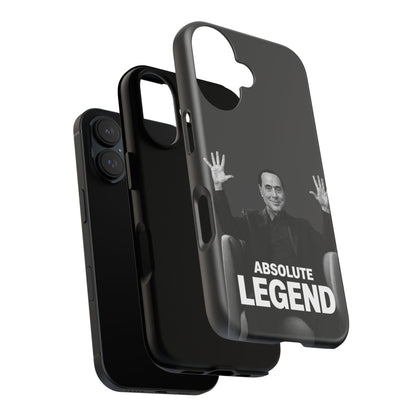 Cover "Absolute Legend" Silvio Berlusconi | iPhone e Samsung