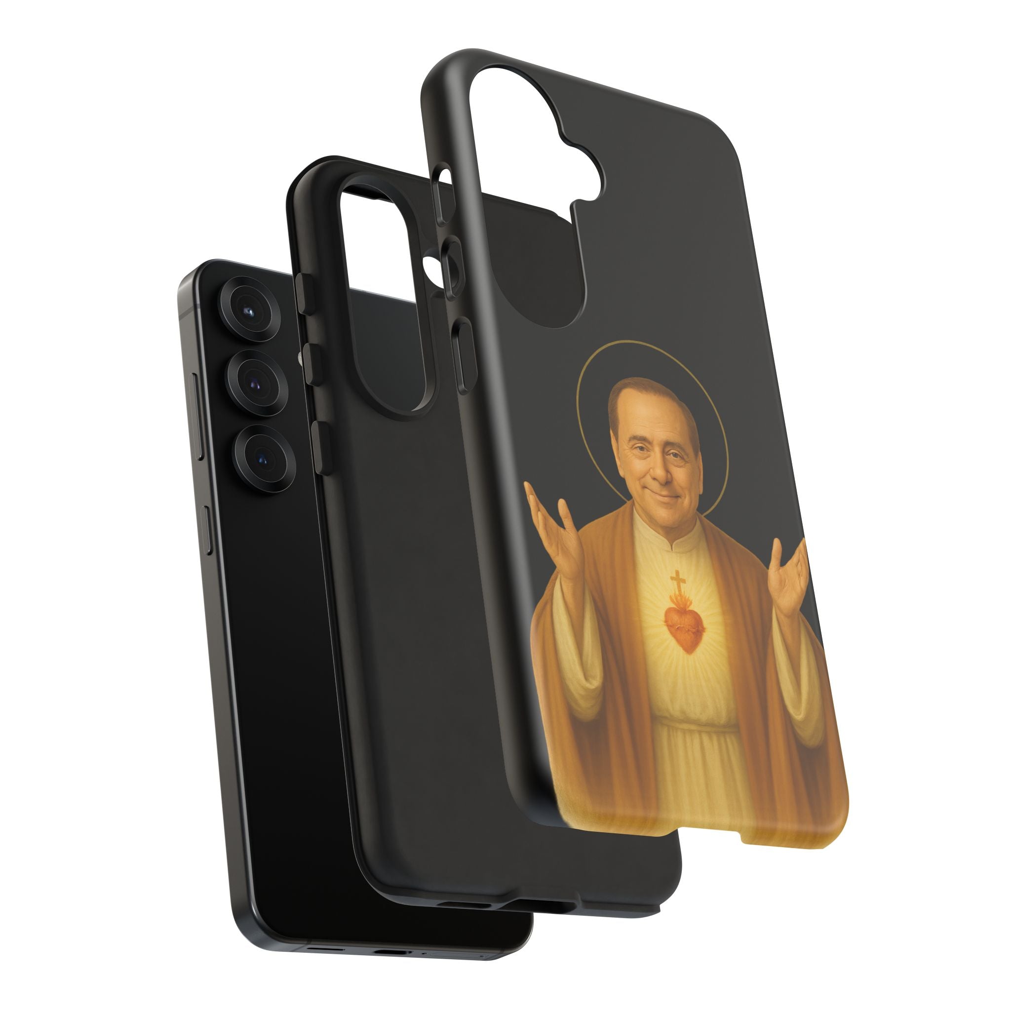 Cover iPhone/Samsung San Silvio Berlusconi