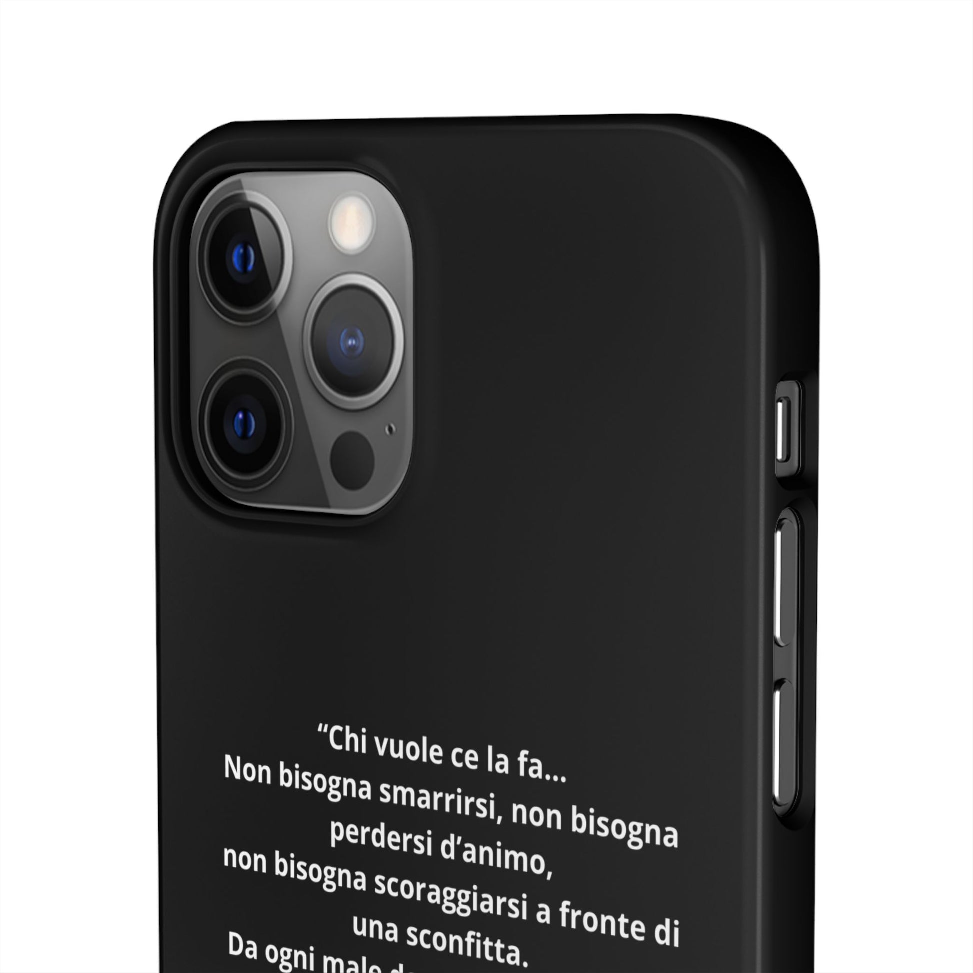Cover Snap iPhone Silvio Motivazione - ChicGallery