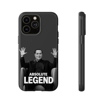 Cover "Absolute Legend" Silvio Berlusconi | iPhone e Samsung