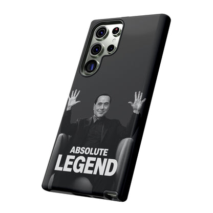 Cover "Absolute Legend" Silvio Berlusconi | iPhone e Samsung
