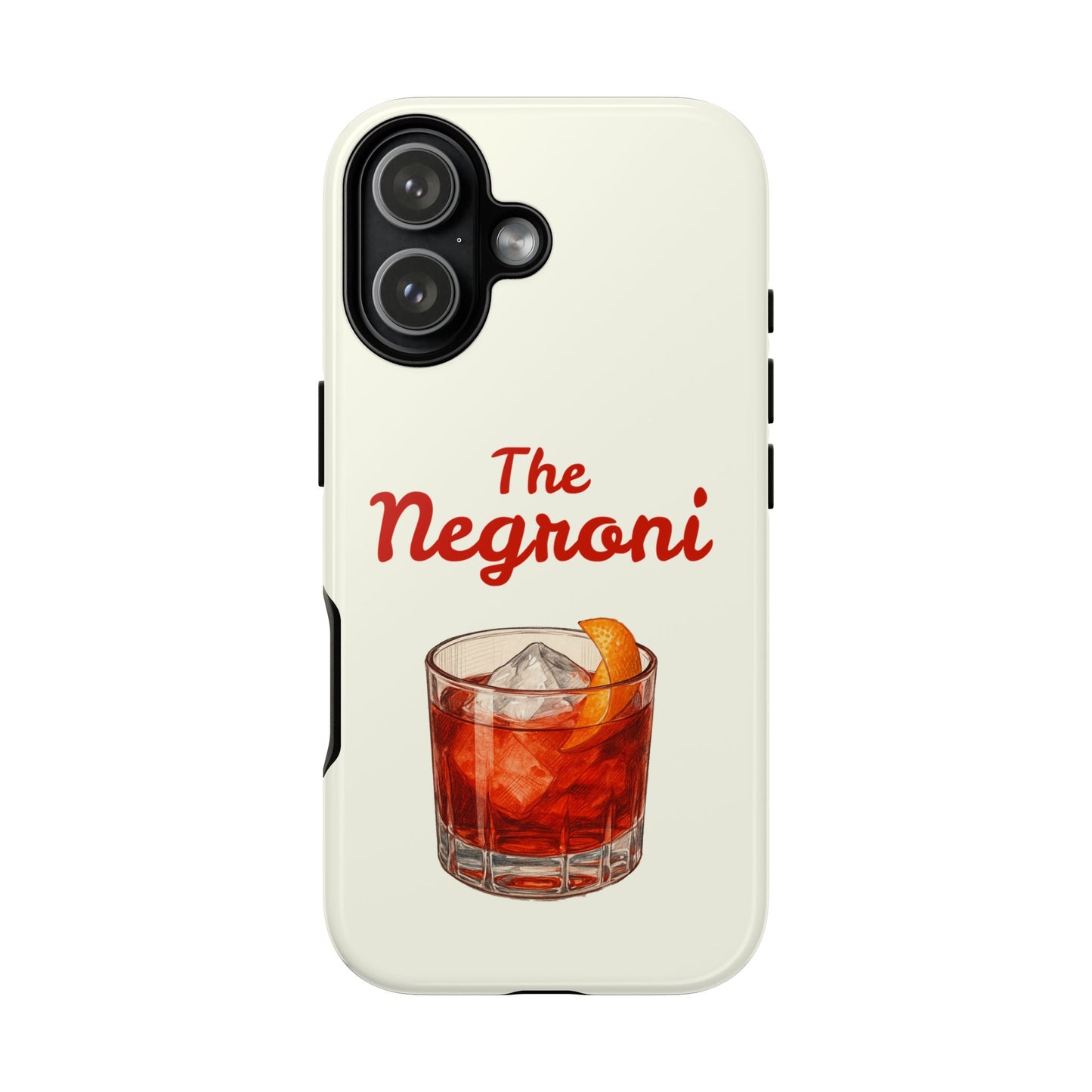 "The Negroni" Aesthetic Phone Case | Iconic Cocktail Cover for iPhone & Samsung