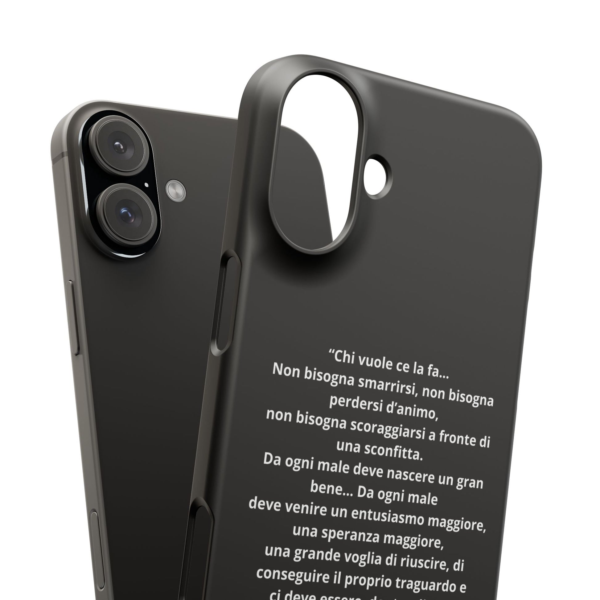 Cover Snap iPhone Silvio Motivazione - ChicGallery