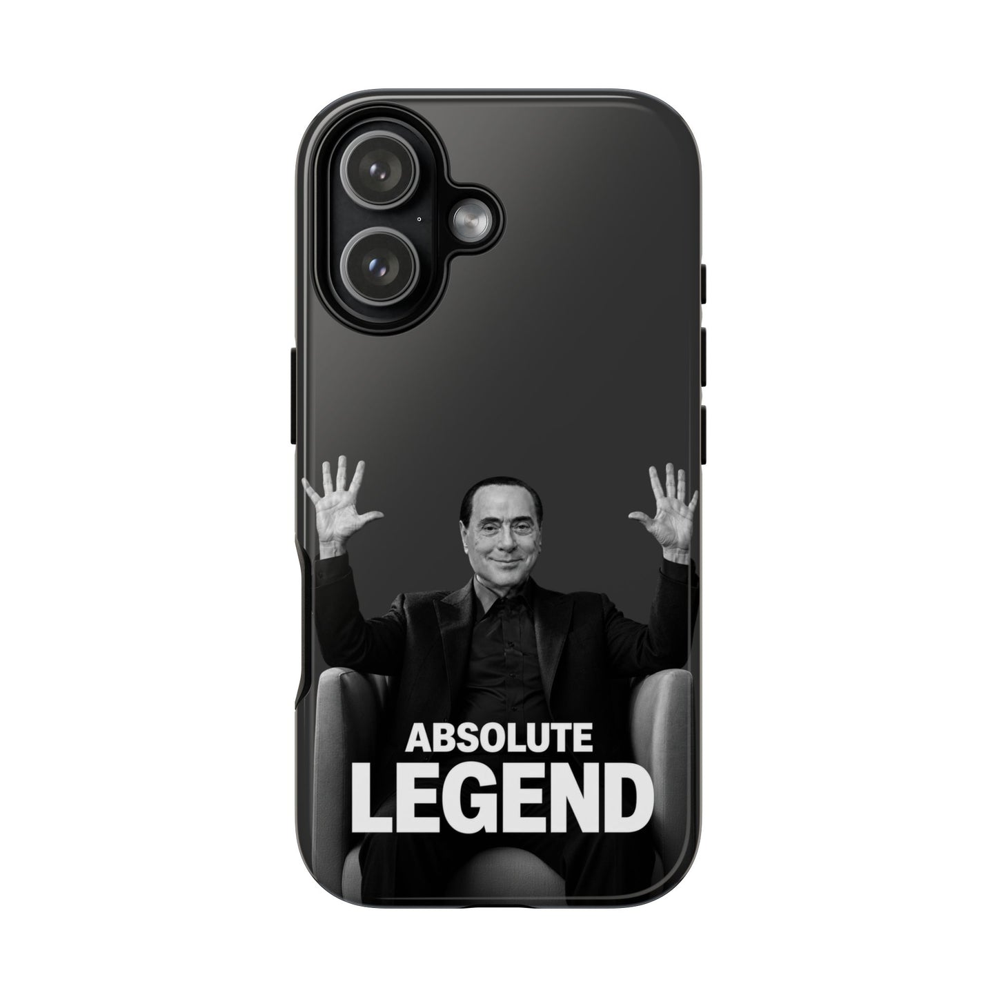 Cover "Absolute Legend" Silvio Berlusconi | iPhone e Samsung