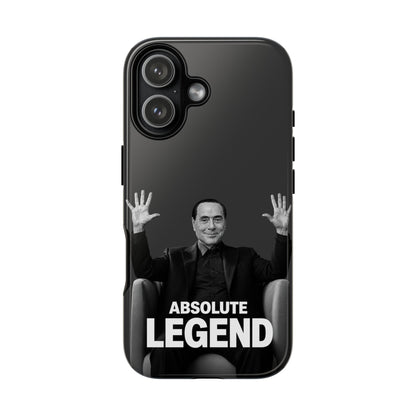 Cover "Absolute Legend" Silvio Berlusconi | iPhone e Samsung