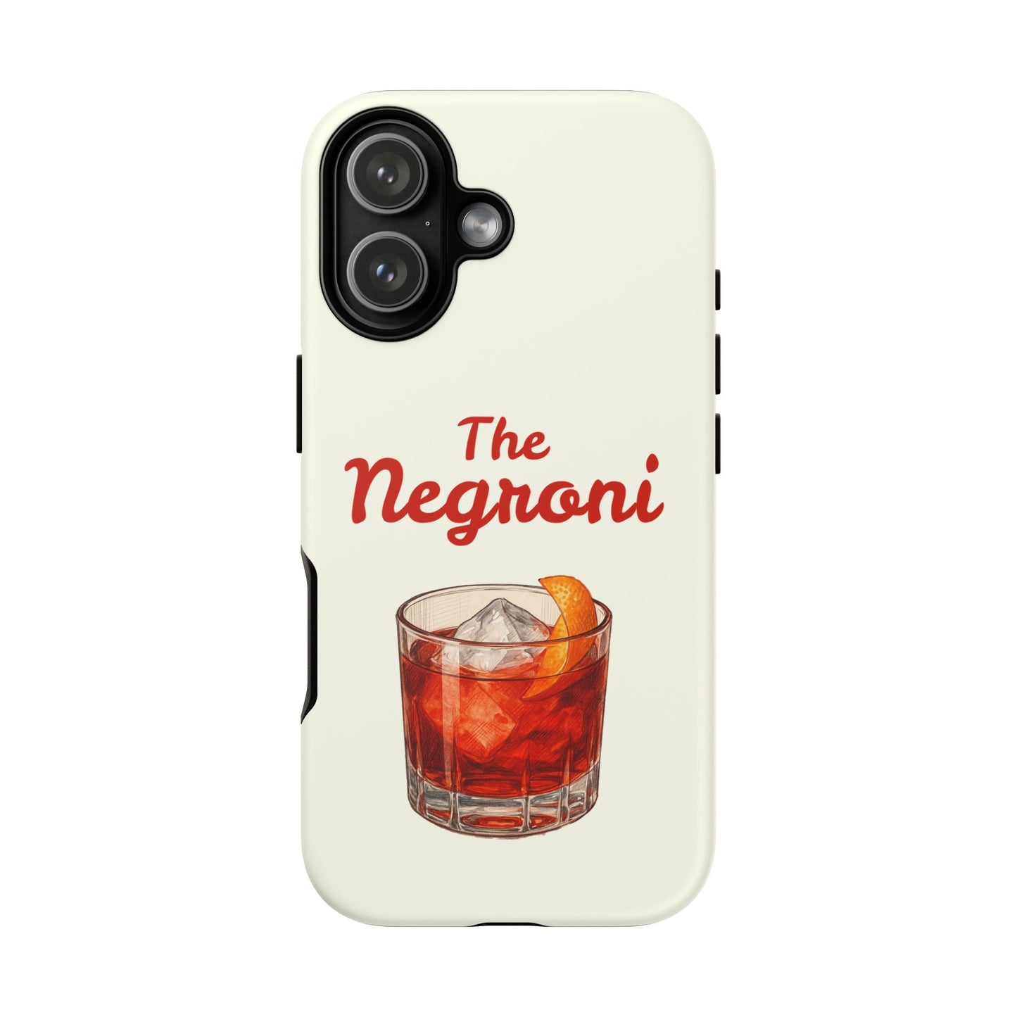 "The Negroni" Aesthetic Phone Case | Iconic Cocktail Cover for iPhone & Samsung
