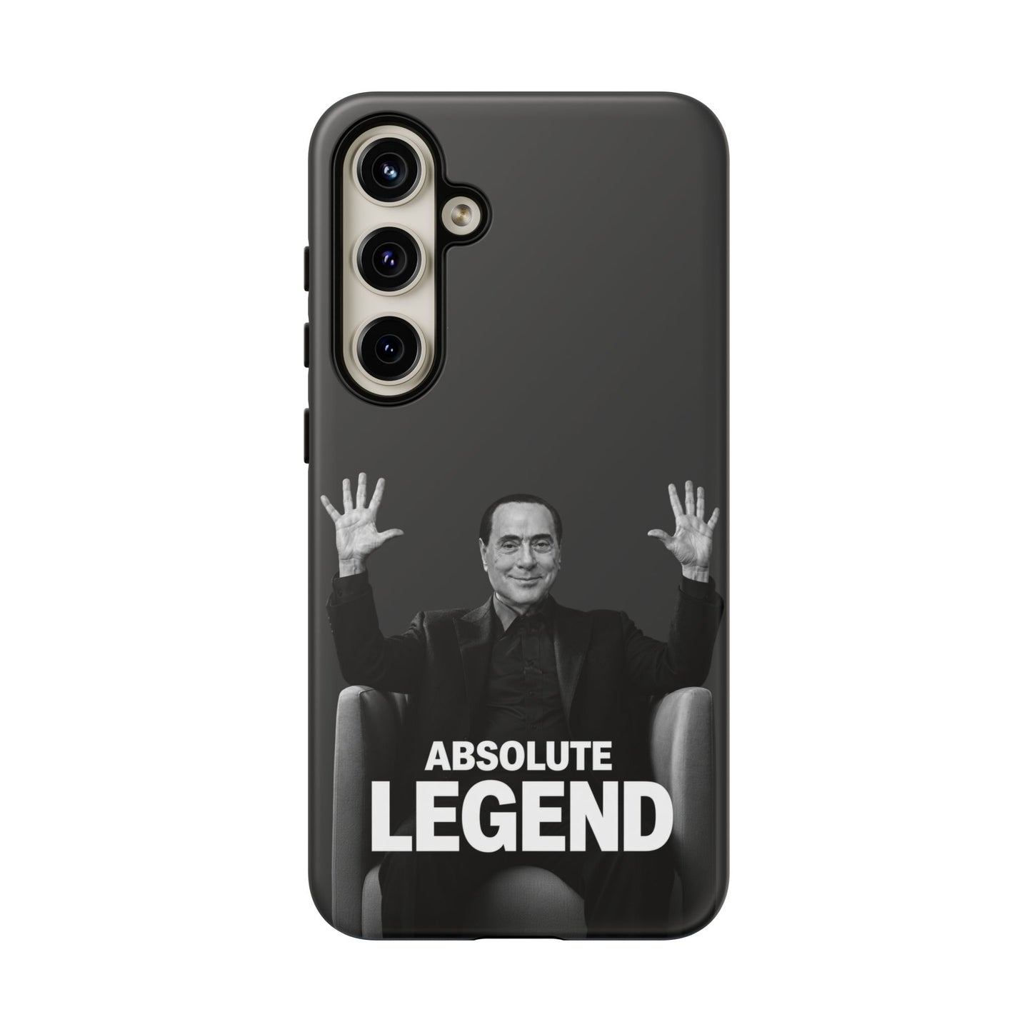 Cover "Absolute Legend" Silvio Berlusconi | iPhone e Samsung