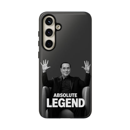 Cover "Absolute Legend" Silvio Berlusconi | iPhone e Samsung