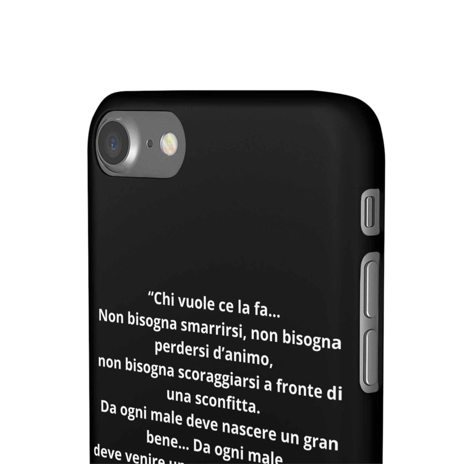 Cover Snap iPhone Silvio Motivazione - ChicGallery