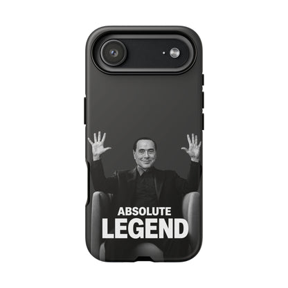 Cover "Absolute Legend" Silvio Berlusconi | iPhone e Samsung