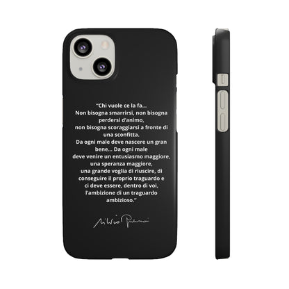Cover Snap iPhone Silvio Motivazione - ChicGallery