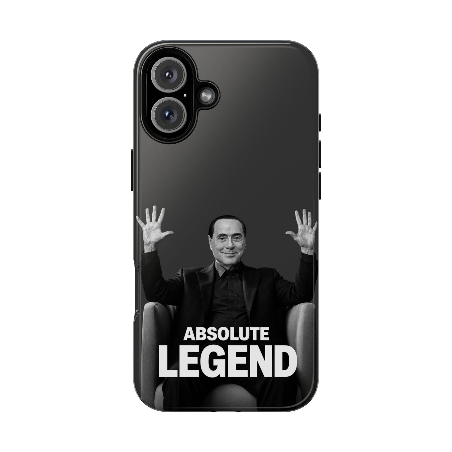 Cover "Absolute Legend" Silvio Berlusconi | iPhone e Samsung