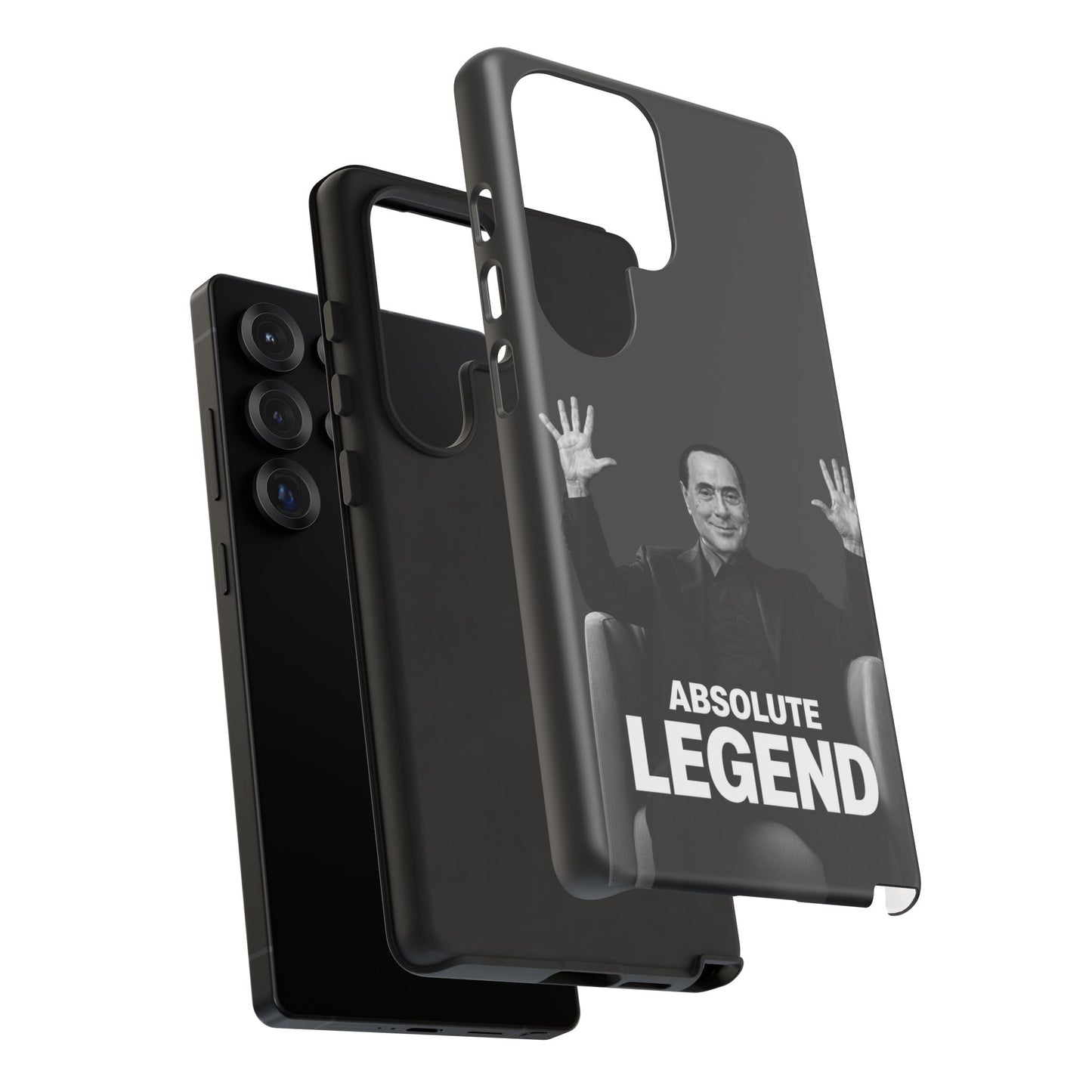 Cover "Absolute Legend" Silvio Berlusconi | iPhone e Samsung