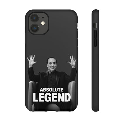 Cover "Absolute Legend" Silvio Berlusconi | iPhone e Samsung