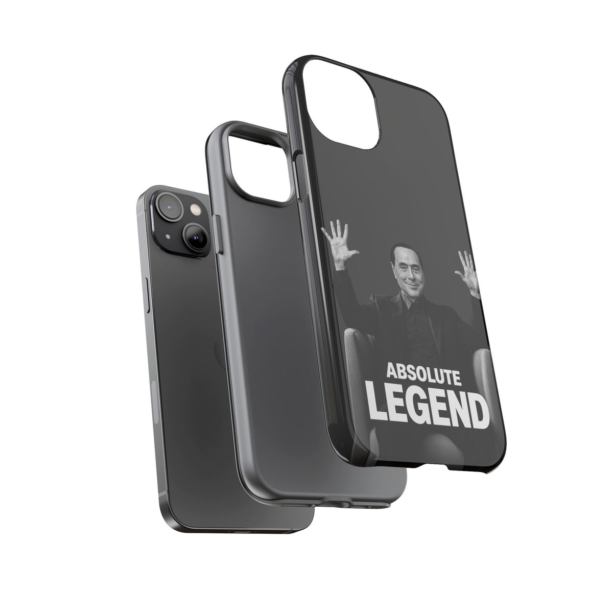 Cover "Absolute Legend" Silvio Berlusconi | iPhone e Samsung