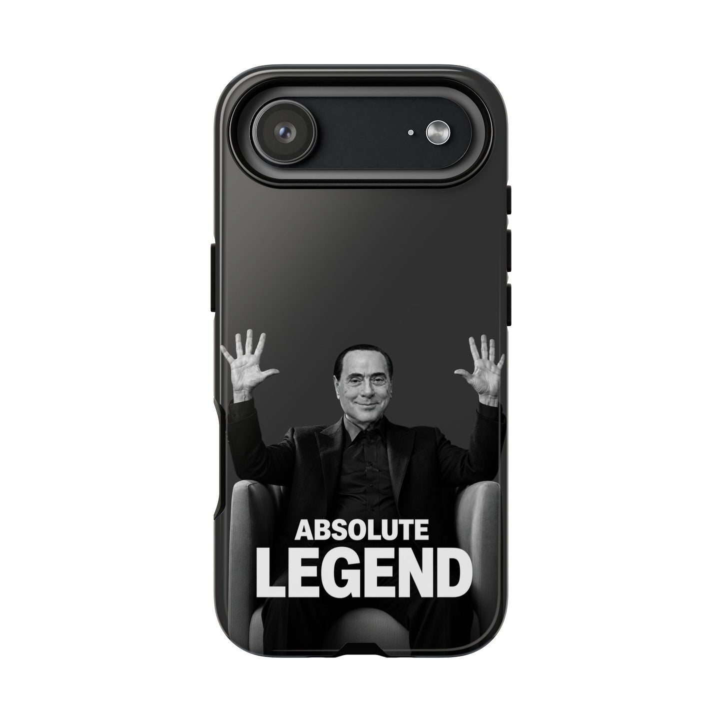 Cover "Absolute Legend" Silvio Berlusconi | iPhone e Samsung
