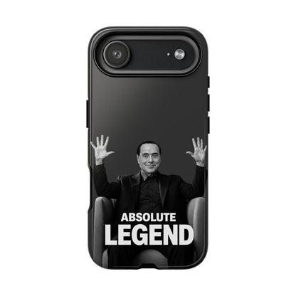 Cover "Absolute Legend" Silvio Berlusconi | iPhone e Samsung