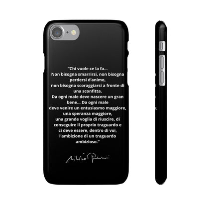 Cover Snap iPhone Silvio Motivazione - ChicGallery
