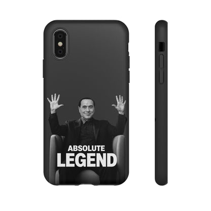 Cover "Absolute Legend" Silvio Berlusconi | iPhone e Samsung