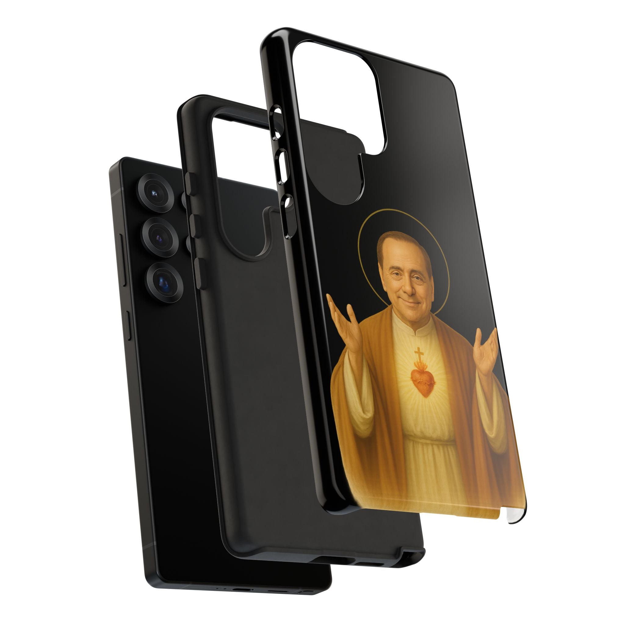 Cover iPhone/Samsung San Silvio Berlusconi