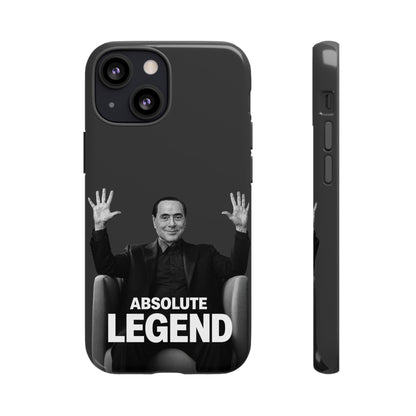 Cover "Absolute Legend" Silvio Berlusconi | iPhone e Samsung